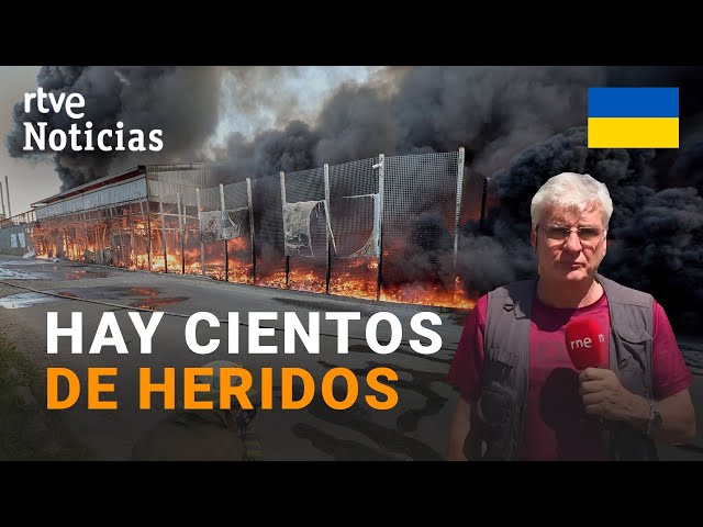 ⁣UCRANIA: RUSIA ataca un HIPERMERCADO y el centro de JÁRKOV causando CUATRO MUERTOS | RTVE Noticias