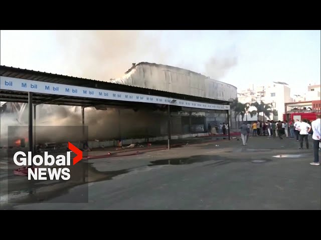 ⁣Fire at entertainment venue in Gujarat, India kills at least 24