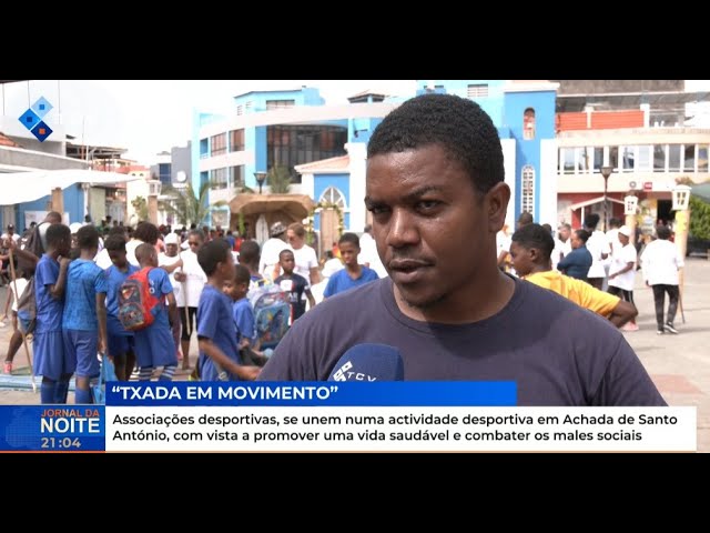 ⁣Associações desportivas, se unem numa actividade desportiva em Achada de Santo António