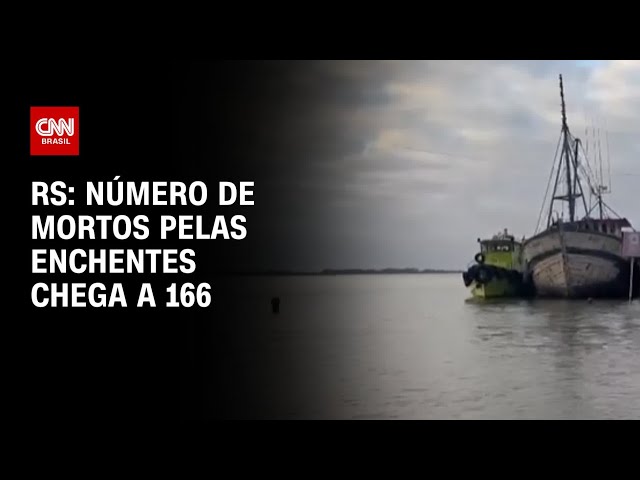 ⁣RS: Número de mortos pelas enchentes chega a 166 | CNN PRIME TIME