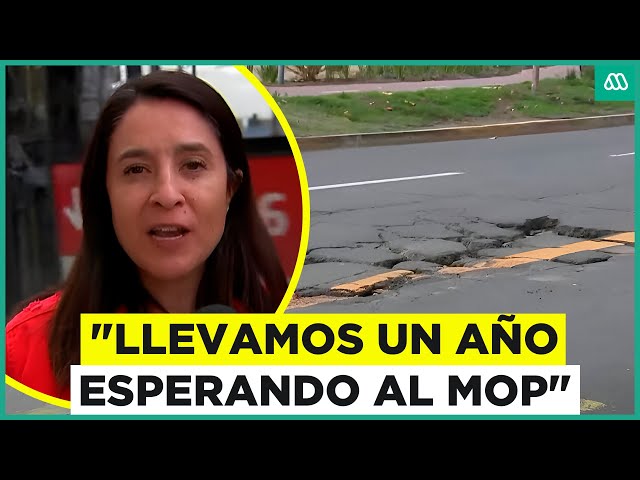⁣"Llevamos un año esperando al MOP": Alcaldesa de Las Condes por pavimento en mal estado tr
