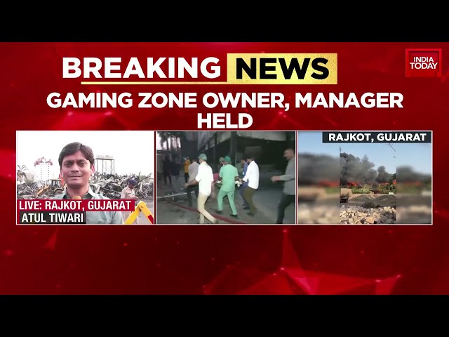 ⁣Game Zone Owner Among 3 Arrested After Fire Kills 24 In Gujarat's Rajkot