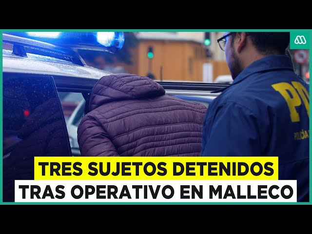 ⁣PDI Detiene a tres sujetos por robos con violencia en Malleco