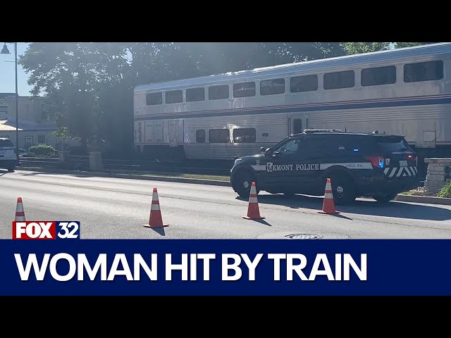 ⁣Woman, 47, dies after being struck by Amtrak train in Lemont: police
