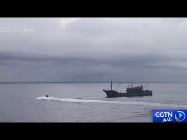 ⁣خفر السواحل الصيني يجري تمرينا لإنفاذ القانون في مياه شرق جزيرة تايوان