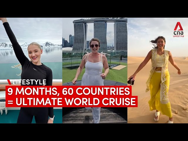 ⁣Ultimate World Cruise: What's it like to spend 9 months on a cruise that goes to 60 countries?