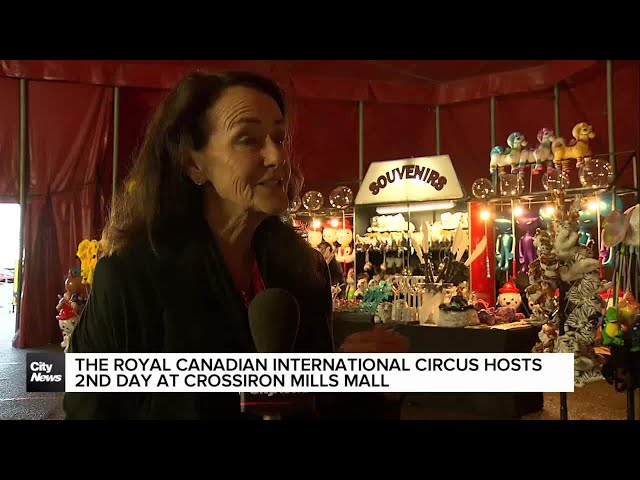 ⁣The Royal Canadian International Circus hosts 2nd day at CrossIron Mills Mall