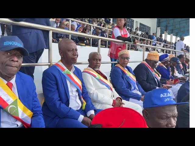 ⁣EN DIRECT Moroni stade Malouzini: INVESTITURE 26 mai 2024