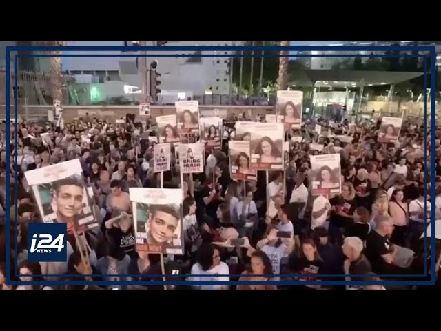 Des milliers de personnes réunies à Tel Aviv samedi soir pour appeler au retour des otages