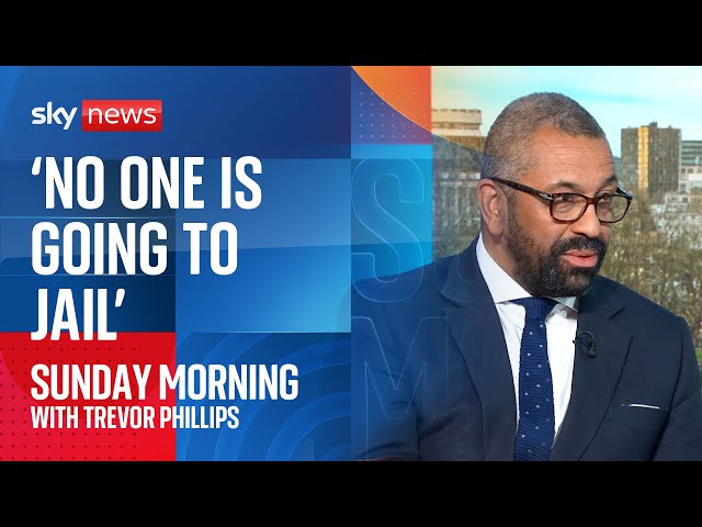 ⁣Refusing mandatory National Service won't lead to prison, Home Secretary James Cleverly says