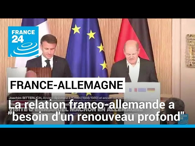 La relation franco-allemande a "besoin d'un renouveau profond" • FRANCE 24