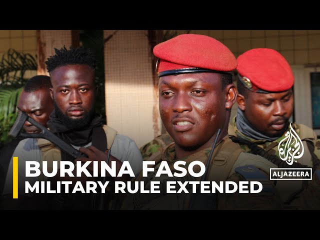 ⁣Burkina Faso transition: Junta leader's term extended by five years