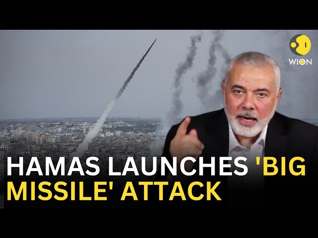 ⁣Israel-Hamas War LIVE: Hamas launched 'big missile' attack on Tel Aviv | Breaking | WION L