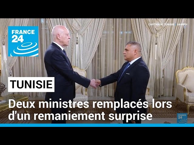 ⁣En Tunisie, deux ministres remplacés lors d'un remaniement surprise • FRANCE 24