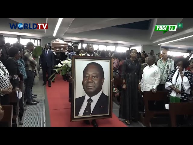 ⁣Côte d'Ivoire - PDCI RDA :  LA NATION PLEURE  LE PRESIDENT AIMÉ HENRI KONAN BEDIE