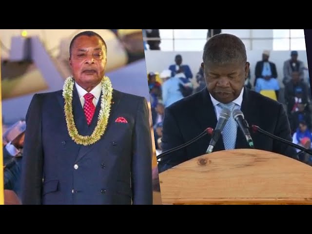 ⁣Discours du président d'Angola et le Président du Congo Denis Sassou-Nguesso à l'investitu