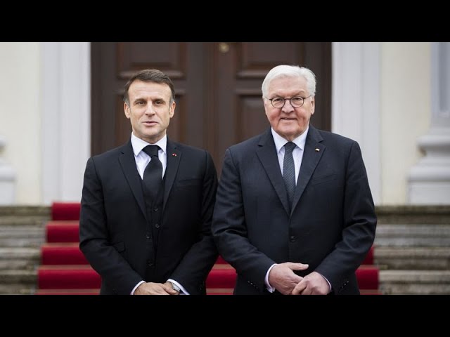 ⁣Macron entame la première visite d'État d'un président français en Allemagne depuis 24 ans