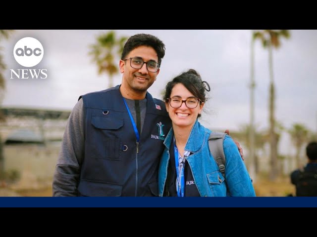 ⁣American couple shares story of volunteering at Gaza hospital