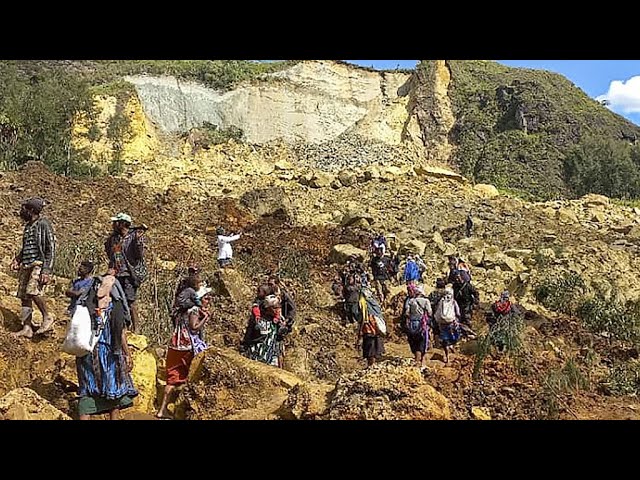 ⁣Le glissement de terrain aurait fait plus de 670 morts en Papouasie-Nouvelle-Guinée