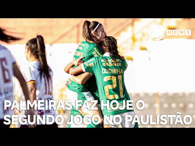 ⁣Palmeiras faz hoje o segundo jogo no Paulistão Feminino