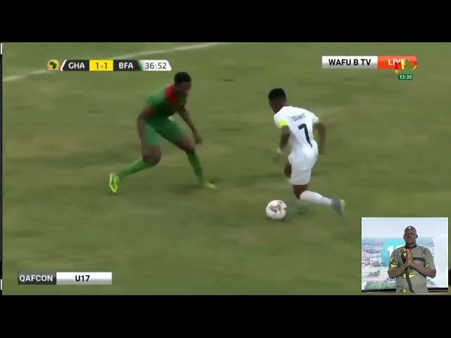 ⁣UFOA B U17 : résumé du match de la demi-finale entre le Burkina Faso et le Ghana
