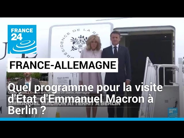 À deux semaines des Européennes, Emmanuel Macron entame une visite d'État en Allemagne