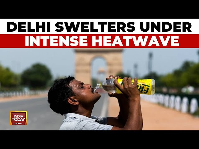 ⁣Severe Heatwave Grips Delhi, No Respite Likely In The Next Couple Of Days