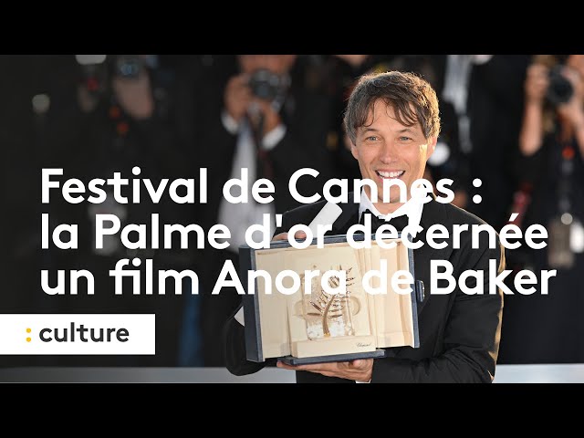 ⁣Festival de Cannes : la Palme d'or décernée au film Anora de Sean Baker