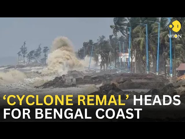 ⁣Cyclone Remal LIVE Updates: Kolkata airport suspends flights for 21 hours till Monday 9AM |WION LIVE
