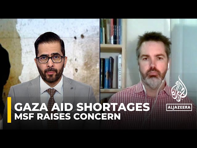 ⁣MSF raises concern as fuel shortage limits Gaza's water distribution to one-eighth