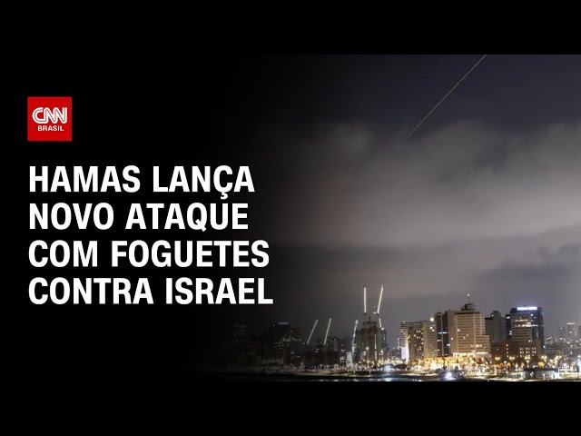 ⁣Hamas lança novo ataque com foguetes contra Israel | AGORA CNN