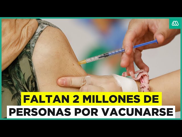 ⁣Gobierno hace llamado a la vacunación: Faltan 2 millones de personas por inocularse