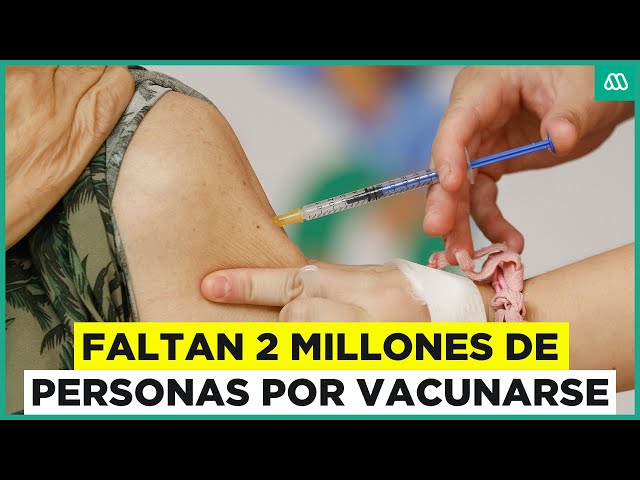 Gobierno hace llamado a la vacunación: Faltan 2 millones de personas por inocularse