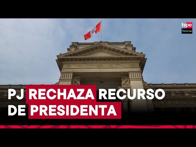 ⁣Caso Rolex: Poder Judicial rechaza tutela de derechos presentada por la presidenta Dina Boluarte