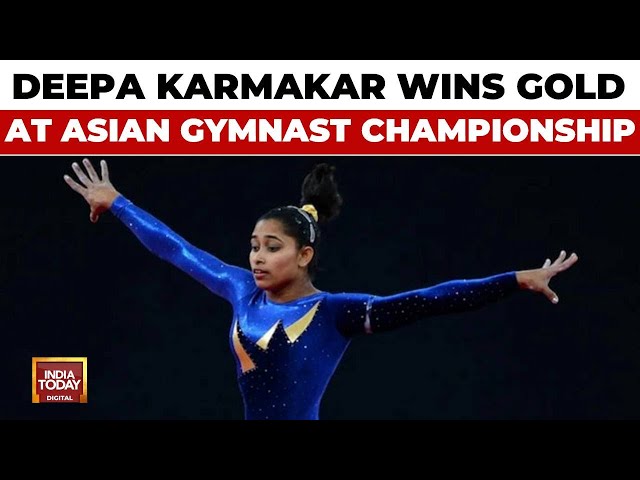 ⁣Dipa Karmakar Becomes First Indian Gymnast To Win Gold In Asian Senior Championships | India Today
