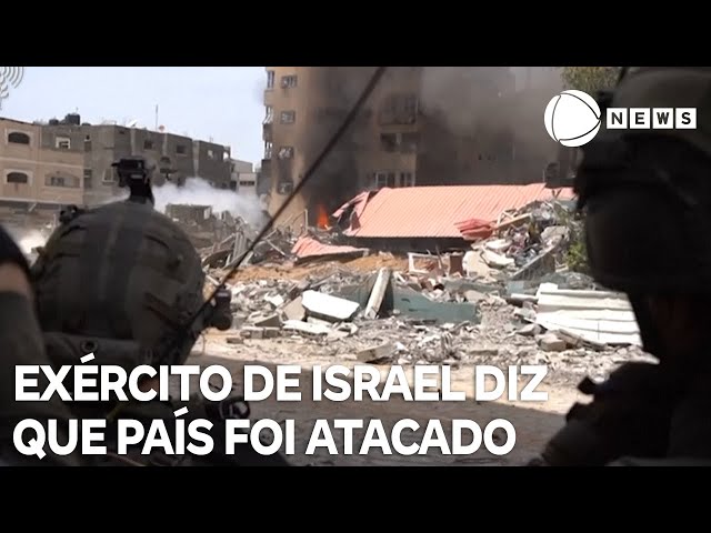 ⁣Exército de Israel diz que país foi atacado por foguetes