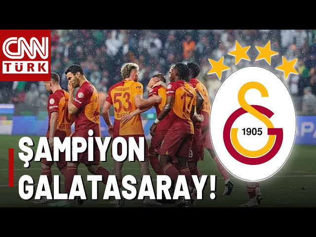 ⁣SON DAKİKA! Süper Lig'in Kazananı Belli Oldu! Galatasaray 24. Kez Şampiyonluğunu Kutluyor!