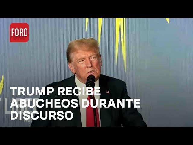 ⁣Abuchean a Trump durante discurso en Washington D.C. - Las Noticias