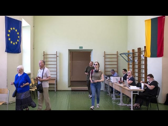 ⁣Les Lituaniens retournent aux urnes pour le second tour de l'élection présidentielle