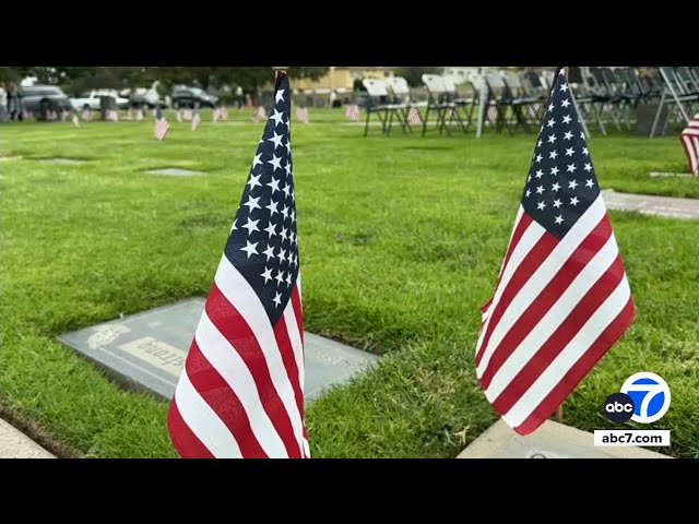 ⁣Memorial Day weekend ceremony in Cerritos honors fallen veterans