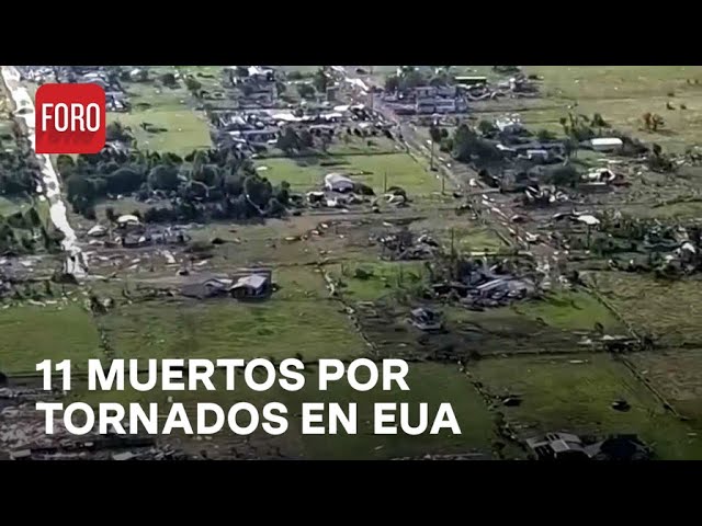 ⁣Tornados en Texas y Arkansas dejan al menos 11 muertos y causan destrucción - Las Noticias