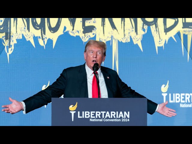 ⁣Donald Trump receives frosty reception at Libertarian gathering