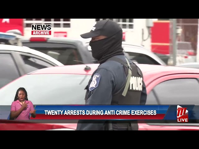 ⁣Twenty Arrests During Anti Crime Exercises