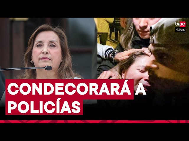 Jackeline Salazar: Dina Boluarte reconoce a policías que rescataron a empresaria secuestrada