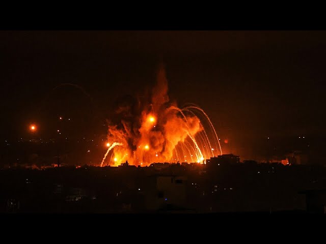 ⁣Hamas claims 30 people killed by Israeli air strike