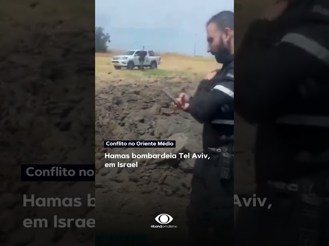 ⁣Após 4 meses, Hamas bombardeia Tel Aviv, em Israel