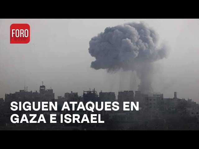 ⁣Violencia persiste entre Israel y Hamas; Bombardeos en Gaza y ataques en Israel - Las Noticias