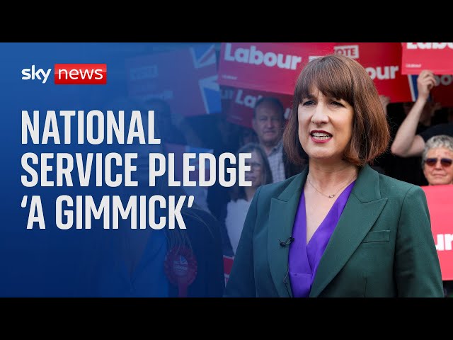 Tories' National Service pledge 'an expensive gimmick', says Labour's shadow cha