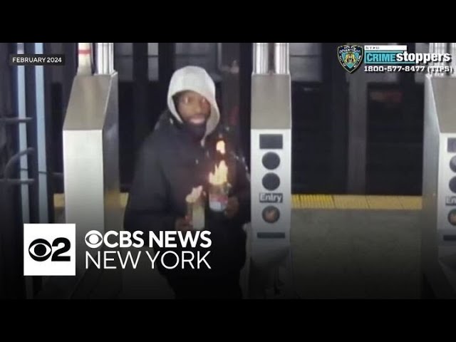 ⁣Police arrest a man accused of lighting another man on fire on board subway train