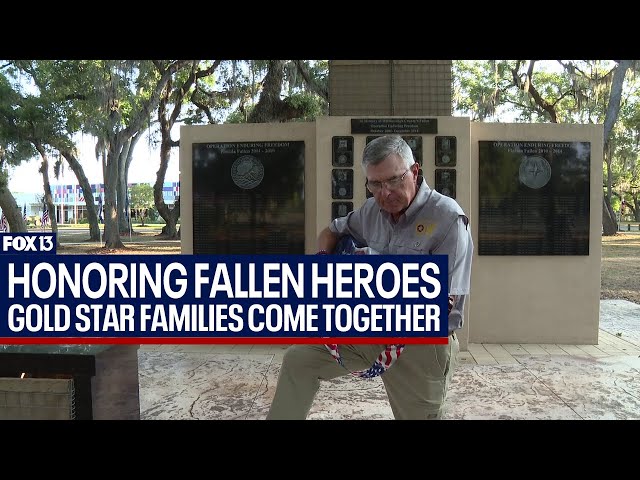 ⁣Gold Star families remember fallen loved ones